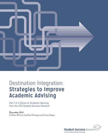 Destination Integration: Strategies to Improve Academic Advising